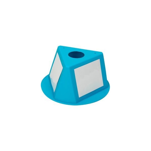 Cee-Jay Research & Sales Inventory Control Cone W/ Dry Erase Decals, Turquoise 056CTURQUOISE - main
